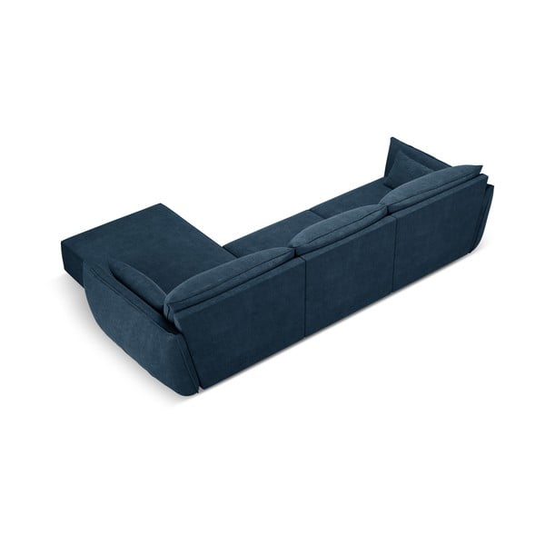 Divano angolare blu scuro (angolo destro) Vanda - Mazzini Sofas-image-3