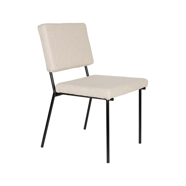 Sedia da pranzo color crema Fellow – Zuiver