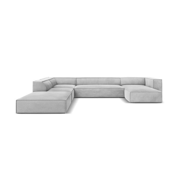 Divano angolare grigio chiaro (angolo sinistro) Madame - Windsor & Co Sofas