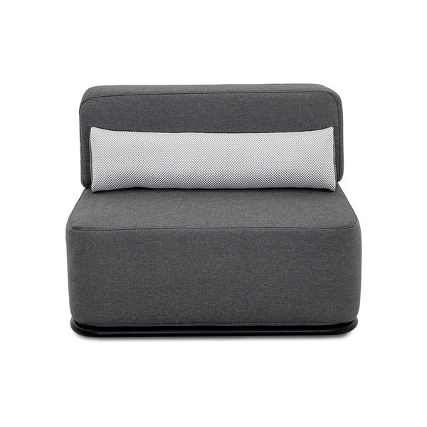 Modulo divano da giardino grigio scuro (pezzo centrale) Straw - Sit Sit-image-2