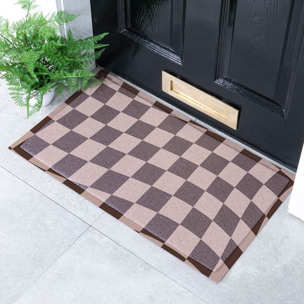 Zerbino in PVC 40x70 cm Checkerboard – Artsy Doormats-image-1