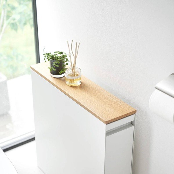 Scaffale per il bagno bianco in metallo 14x55 cm Tower – YAMAZAKI-image-3