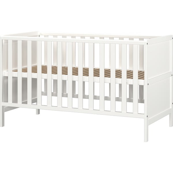 Lettino bianco in faggio massiccio 70x140 cm Alkmaar – Germania-image-4