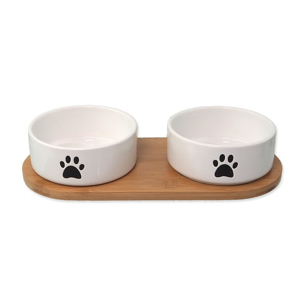 Set di ciotole in ceramica con base per cani ø 13 cm Dog Fantasy - Plaček Pet Products