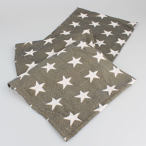 Runner da tavola marrone con stelle - Dakls