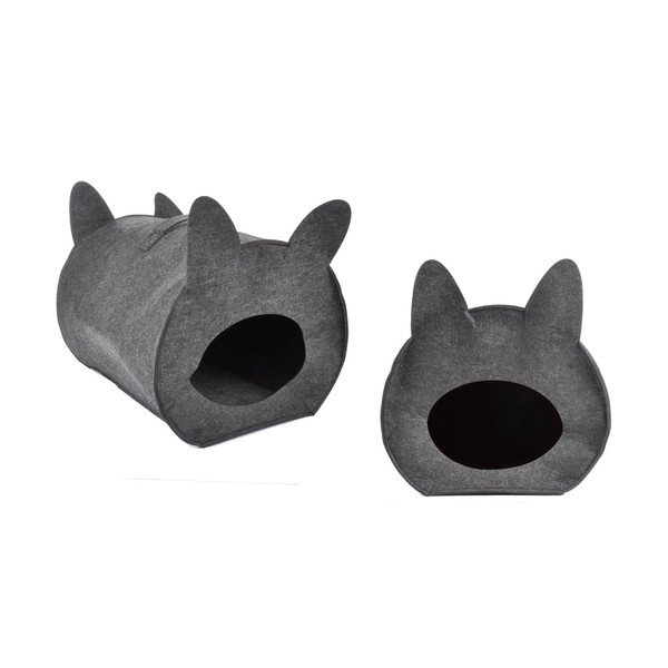 Bozzolo per gatti grigio scuro 34x40 cm - Love Story
