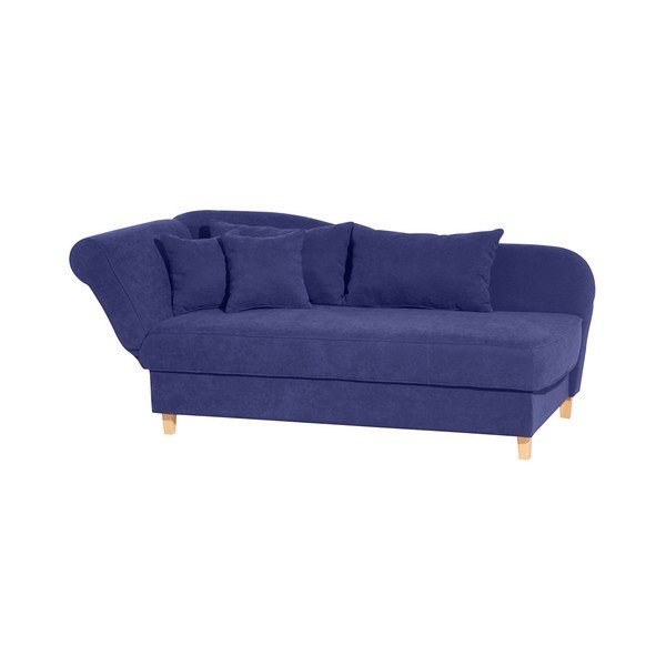 Poltrona Selma blu-viola, angolo destro - Max Winzer