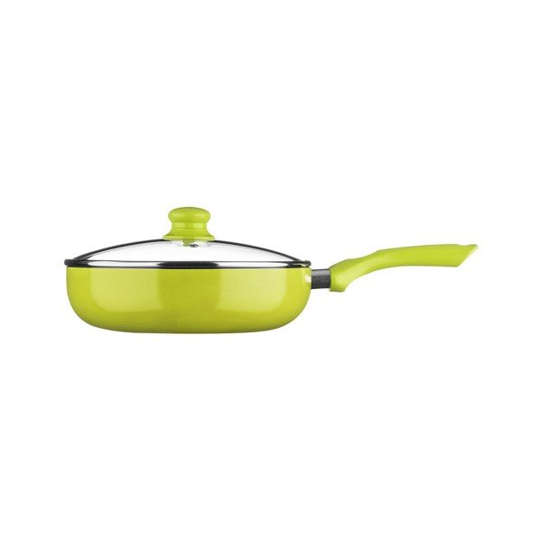 Padella verde con coperchio , ⌀ 26 cm - Premier Housewares