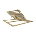 Rete a listello non regolabile/pieghevole 200x200 cm Masiv Partner Lux – Materasso