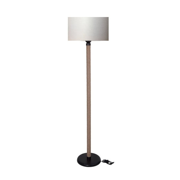 Lampada a stelo con paralume bianco lampada Rope - Kate Louise