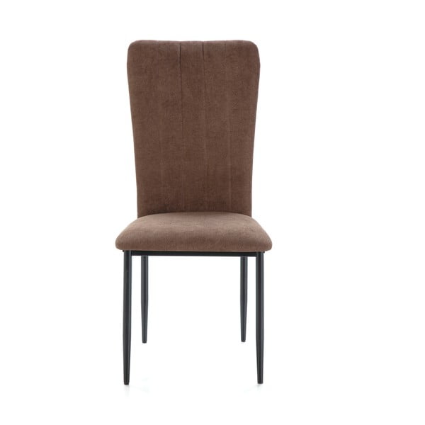 Set di sedie da pranzo marroni 4 pz Holly - Marckeric-image-4