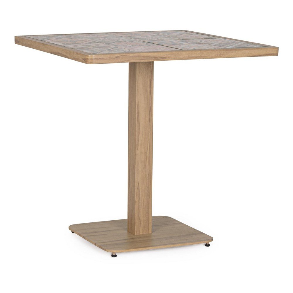 Tavolino da giardino in acciaio 73x73 cm Kalimera – Bizzotto | Tavolini da giardino