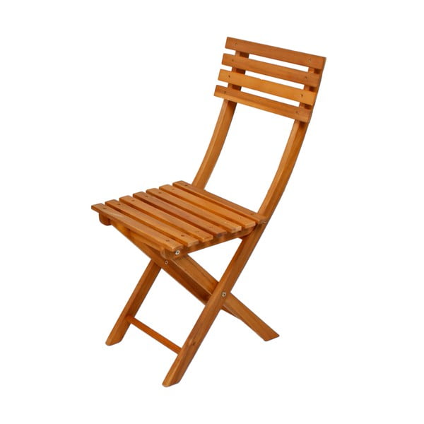 Sedia da esterno di colore naturale in legno massiccio Alameda – Garden Pleasure