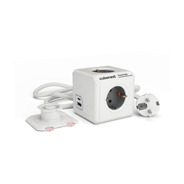 Presa di corrente PowerCube Extended USB Schuko - Cubenest-image-2