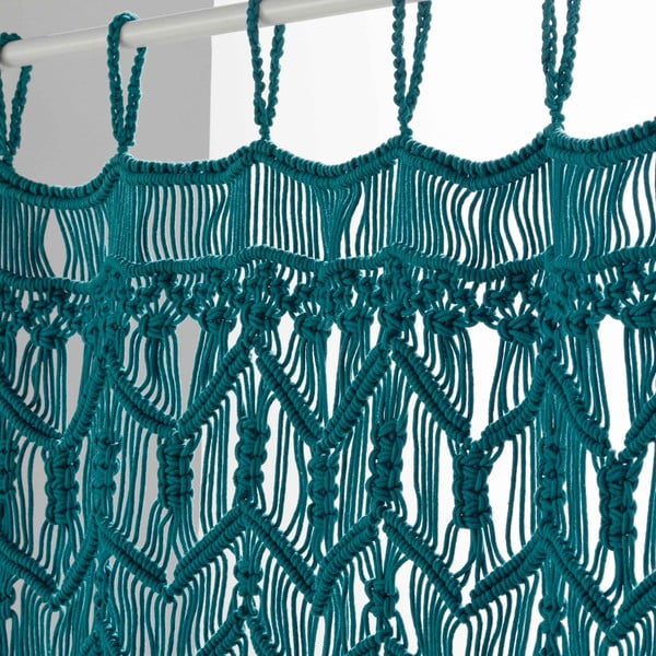 Tenda blu per porta 90x200 cm Macarena - douceur d'intérieur-image-1