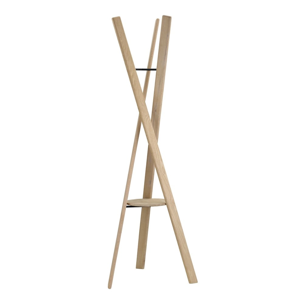 Appendiabiti di colore naturale in rovere massiccio 62x176 cm Rakku – Blomus | Appendiabiti