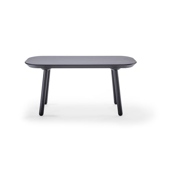 Panca nera in legno di frassino, larghezza 100 cm Naïve - EMKO-image-1