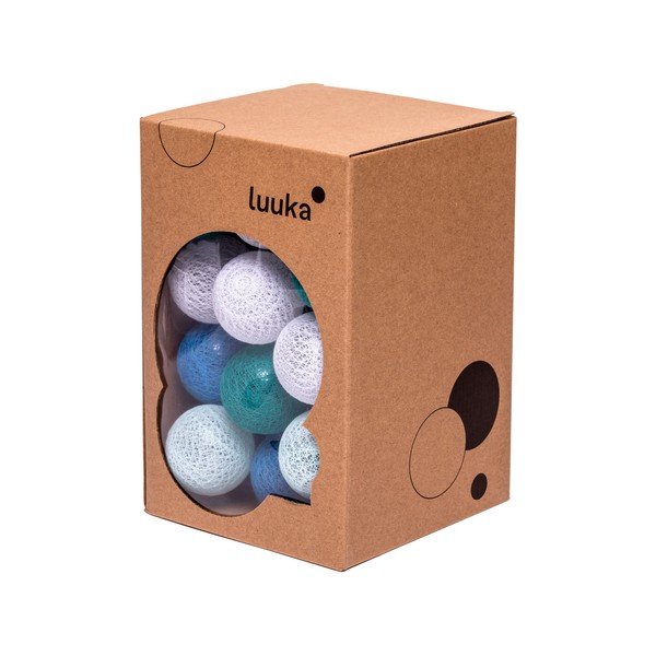 Catena luminosa turchese con lampadine LED LUKKA, 30 luci - Bonami Essentials-image-3