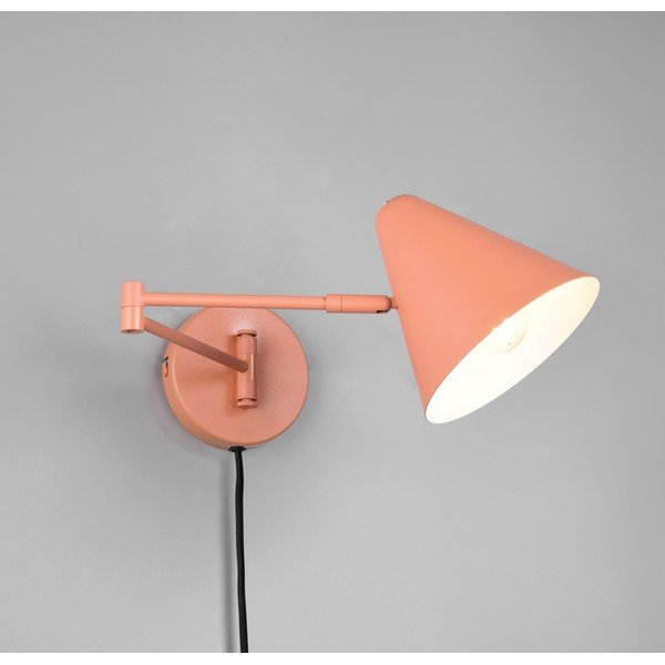 Lampada da parete arancione con alimentazione a corrente con struttura flessibile ø 15 cm Cosima – Trio-image-2