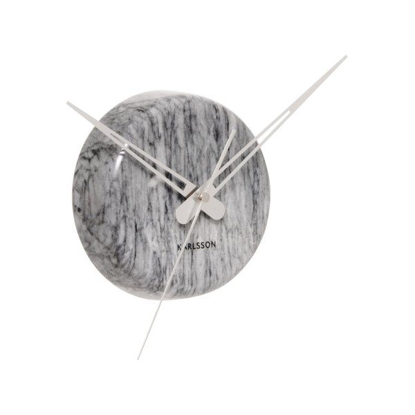 Hodiny Marble Dot Grey-image-1
