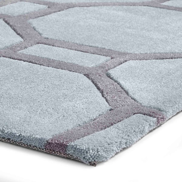 Tappeto grigio-blu Piastrella, 120 x 170 cm Hong Kong - Think Rugs-image-1