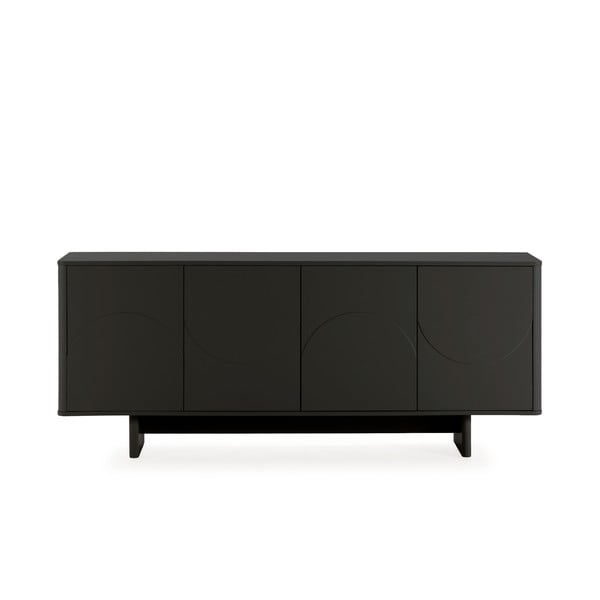 Cassettiera nera 180x75x40 cm Solei – MOME