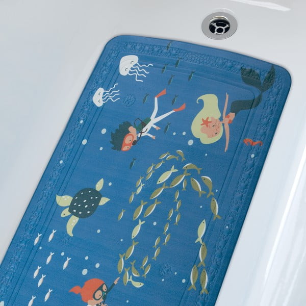 Tappetino antiscivolo per bambini per la vasca 36x71 cm Scuba Diver – Spirella-image-1