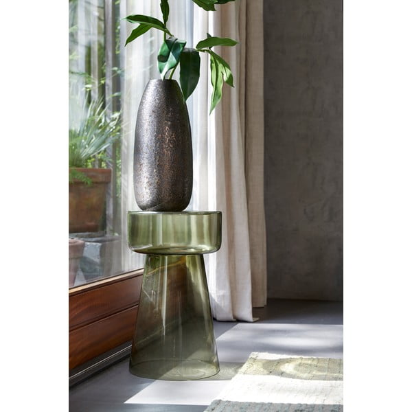 Tavolino rotondo in vetro ø 30 cm Dakwa – Light & Living-image-4