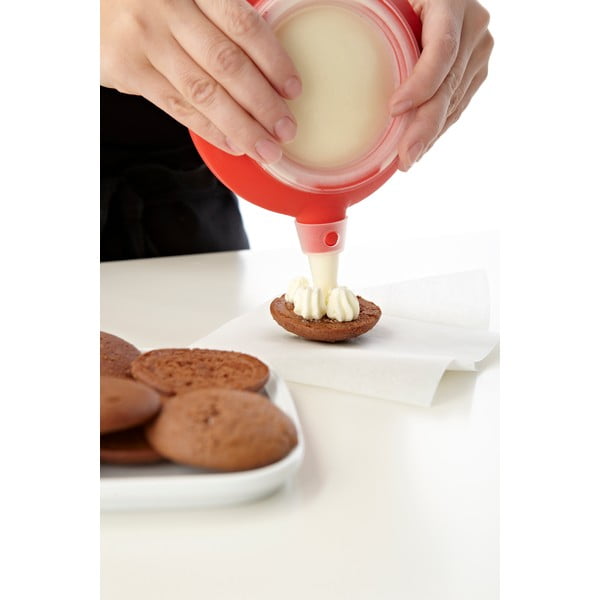 Decoratore per cupcake rosso con 6 accessori Decomax - Lékué-image-2