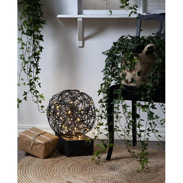 Decorazione luminosa a LED per esterni in acciaio inox Dark , ø 30 cm Trassel - Star Trading-image-1