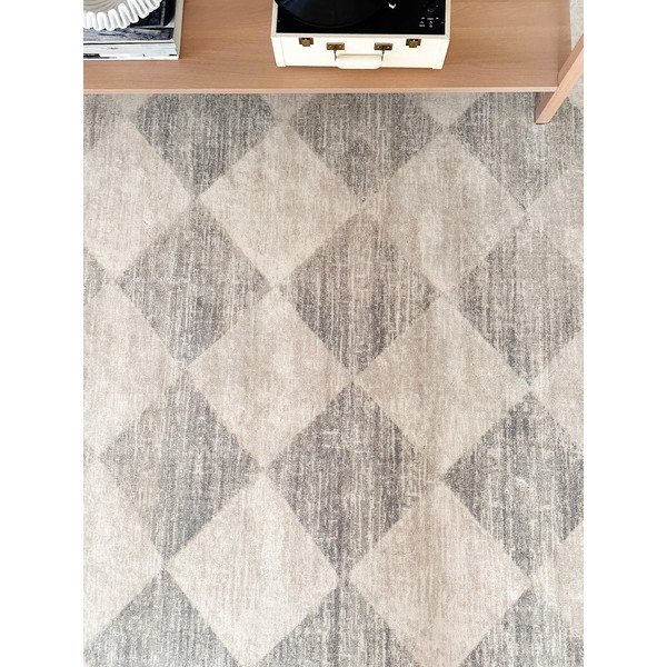 Tappeto grigio/beige in lana 200x300 cm Agnus – Agnella-image-4