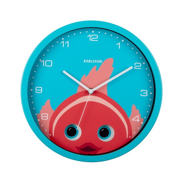 Orologio per bambini ø 31 cm Peekaboo Goldfish - Karlsson