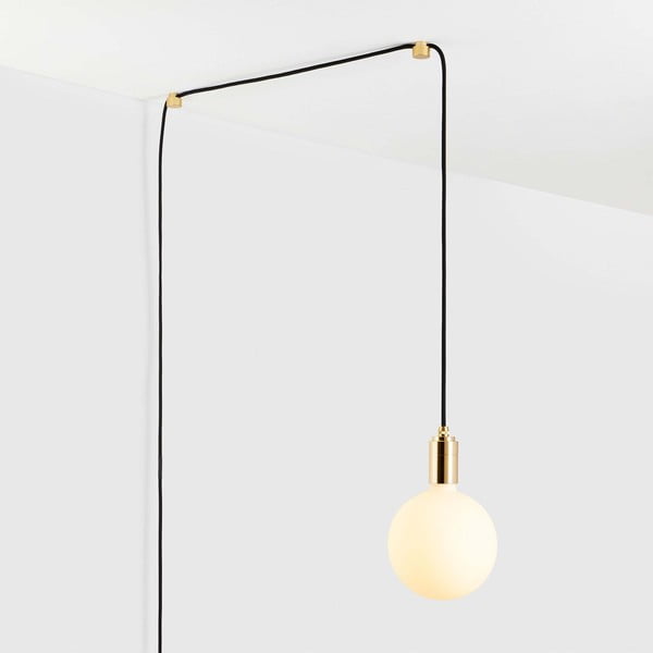 Lampada a sospensione di colore nero-oro ø 4 cm Plug & Play - tala-image-2