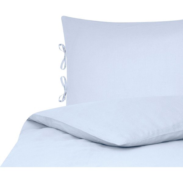 Biancheria da letto singola blu Port Maine, 155 x 220 cm - Westwing Collection-image-1