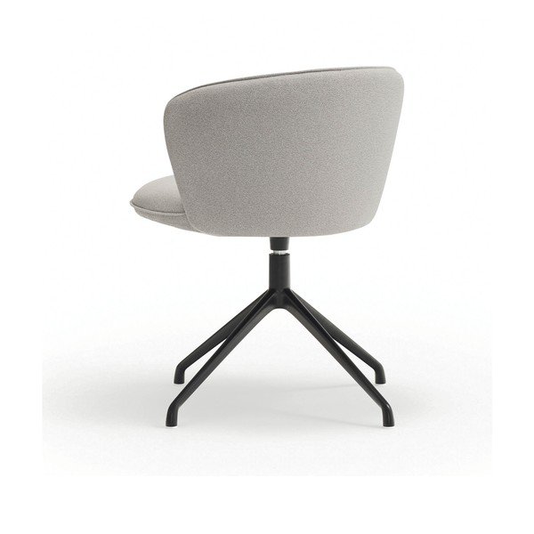 Set di sedie da pranzo grigio chiaro in imbottito 2 pz Add – Teulat-image-4