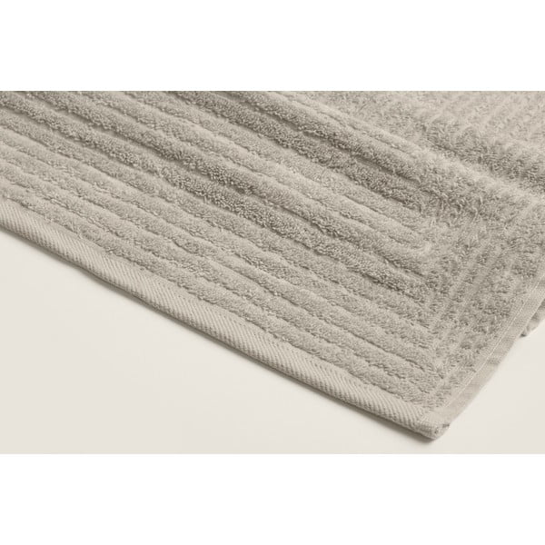 Asciugamani e teli da bagno in cotone beige in set di 2 pezzi - Foutastic-image-2