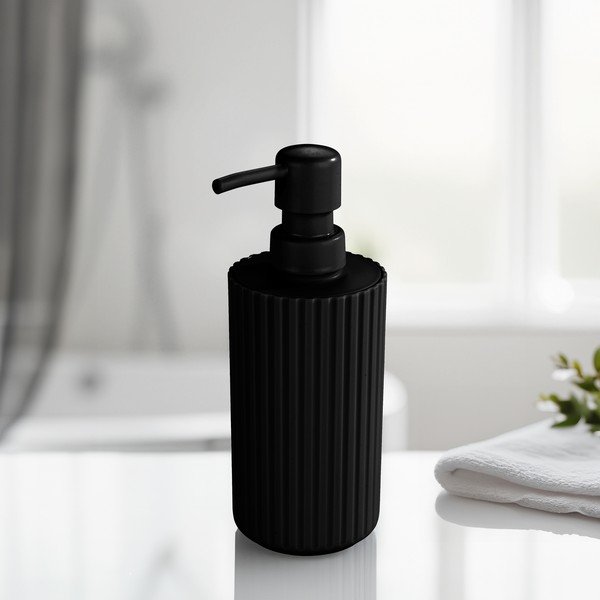 Dispenser di sapone nero 0,28 l Minas - Allstar-image-1