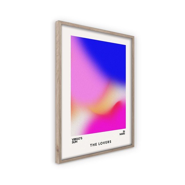 Dipinto stampato con cornice inclusa 50x70 cm Love Flow – Styler-image-4