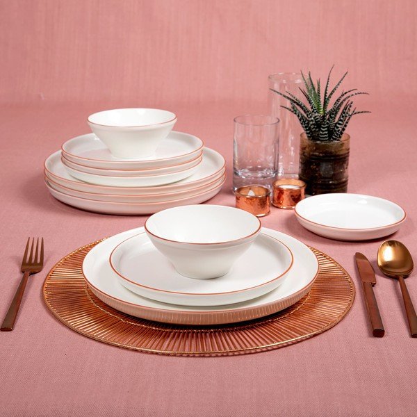 Set da pranzo in porcellana 16 pezzi Classical - Güral Porselen-image-1