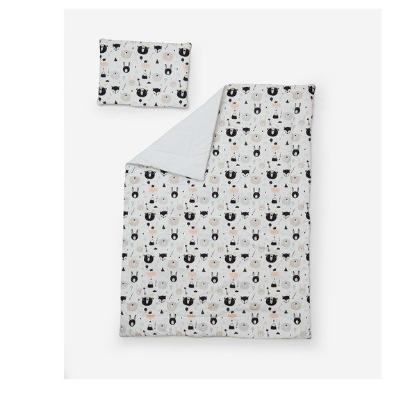 Set di piumini per neonati con cuscino , 100 x 135 cm Bears - Pinio