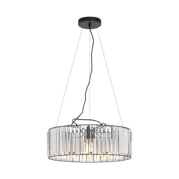 Lampadario con paralume in vetro ø 50 cm Akiko – Premier Housewares-image-1