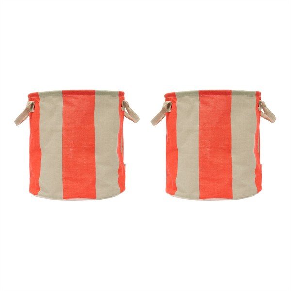 Set di cesti in tessuto 2 pz ø 32x32 cm Kara – OYOY Living Design