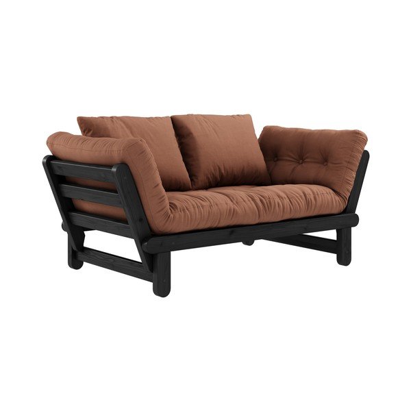 Divano variabile nero/marrone argilla Beat - Karup Design-image-3