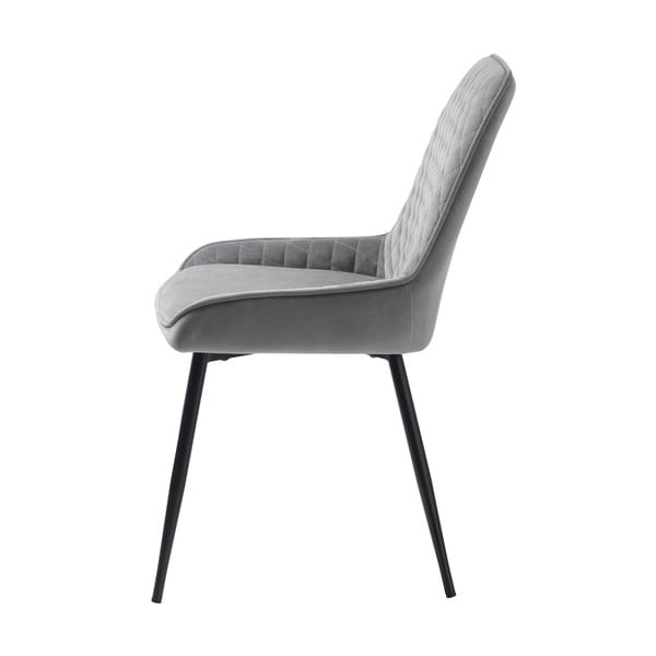 Sedia da pranzo grigia Milton - Unique Furniture-image-3