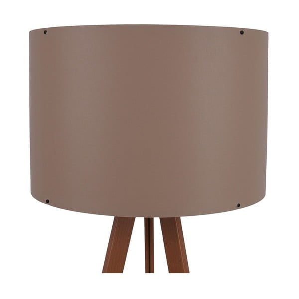 Lampada da terra con paralume marrone Aiden - Insignio-image-2