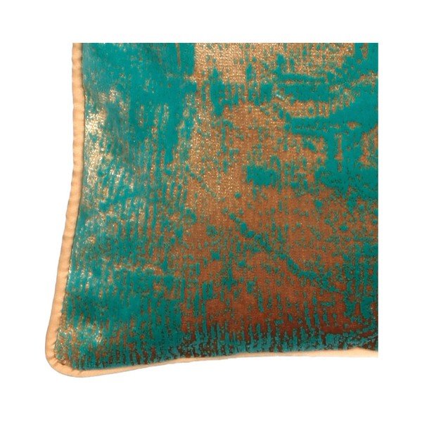 Tyrkysovo-béžový oboustranný polštář Kate Louise Muro, 45 x 45 cm-image-3