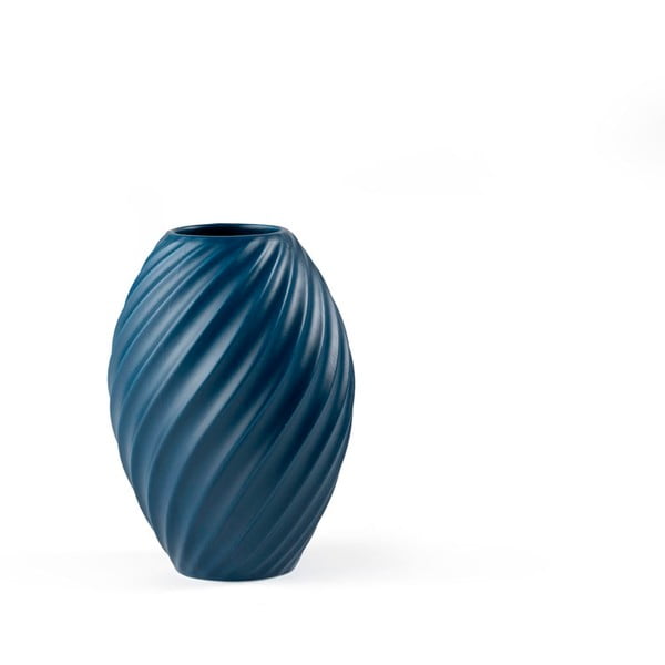 Vaso in porcellana blu River - Morsø