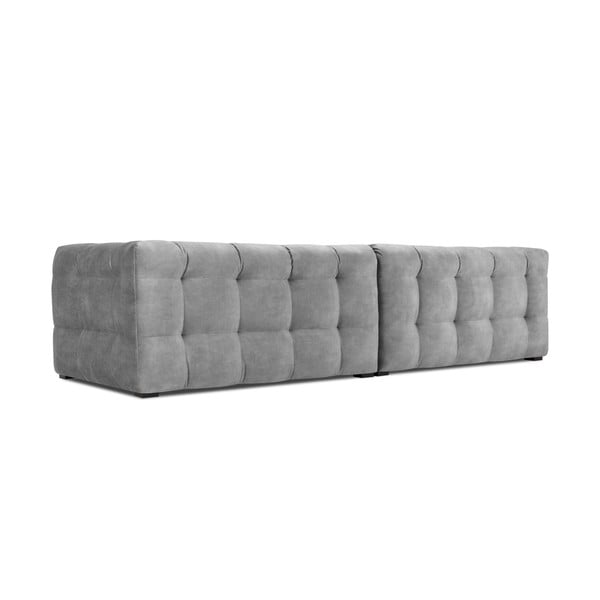 Divano in velluto grigio, 280 cm Vesta - Windsor & Co Sofas-image-4