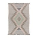 Tappeto beige in cotone riciclato lavabile/tessuto a mano 120x170 cm Chandia – Universal