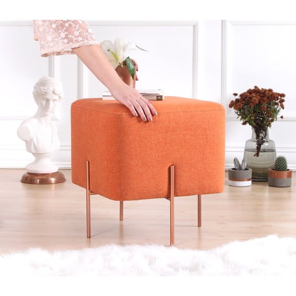 Sgabello arancione Copper - Artie-image-4